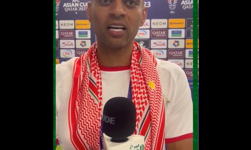 مدافع الأردن لـ "الميدان":هدفنا بعد كأس آسيا2023 التأهل لمونديال 2026 (فيديو)